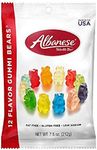 Albanese Candy, 12 Flavor Gummi Bears, 7.5-Ounce Bag, Pack of 12