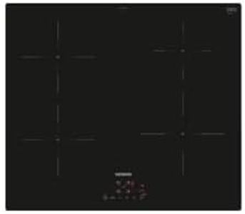 Siemens EU611BEB6E iQ100, Induktionskochfeld, 60 cm, Schwarz, Rahmenlos aufliegend, TouchControl, powerBoost, powerInduktion - schneller, sauberer und sicherer kochen