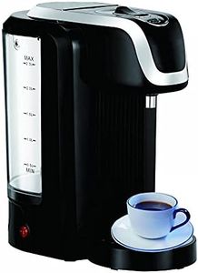 HomeTronix Instant Hot Water Dispenser – Water Boiler with Removable 2.5L Tank and Drip Tray 2600W Black Kettle Machine