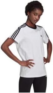 adidas Sportswear Essentials 3-Stripes T-Shirt, White, XL