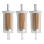 3X 695666 Fuel Filter Compatible with Briggs and Stratton 845125 691035 493629 Compatible with John Deer D100 D105 D110 D120 D125 D130 D140 D150 D155 D160 D170 L105 L108 L111 Lawn Mower Tractor