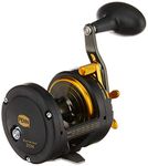 Penn Fathom Non Level Wind Drag Reel-25lb - Black