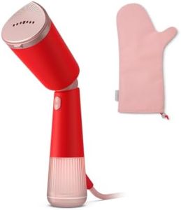Philips 5000 Series Handheld Steamer – Adjustable Head, Quick Heat-up, Eco & Max Settings, Safe For Delicate Fabrics, Steams Vertically And Horizontally, Accessories Included, Orange Red (STH5020/40)