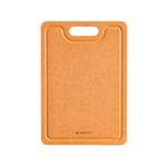 Cumin Co. Wooden Chopping Board | Odour-Free, Eco-Friendly, Bacteria Resistant Cutting Board| FDA Compliant | Knife-Friendly, Heat Resistant | Size - 24x34.5 cm (Brown) | Chopping Board Wooden