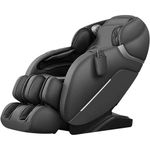 MYTHIA 2025 A303 Massage Chair, Full Body with Heat, Zero Gravity, SL Track Shiatsu Recliner with Automatic Body Scan, Footrest Calfrest Exntension (Black)