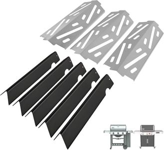 Grill Parts for Weber GS4 Genesis 2 Parts Weber Genesis II 300 SER,Genesis II LX 340 (2017 & Newer),Weber Genesis 2 E-310 Genesis ii E-315 Weber 66032 67095 Flavorizer Bars &66040 66685 Heat Deflector