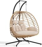 SWITTE Double Hanging Egg Chair wit