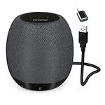 YYV USB PC Speaker, Wired Computer Speaker for Desktop/Laptop/Notebook, Mini Laptop Speaker with Stereo Sound and Enhanced Bass, USB Speaker Plug and Play