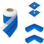 JURGA Sealing Tape Waterproof Set 1 x Sealing Tape (10 m), 2 x Cuffs, 2 x Inner Corners, Sealing Shower Bathroom Tiles, Outdoor and Indoor