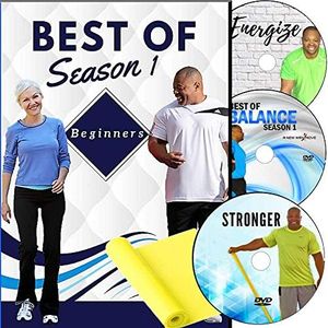 Beginner Exercise DVD: 6 Total Body Workouts + Resistance Bands. Fun, Easy to Follow, go at Your own pace. Great Low Impact Exercise DVD for Beginners. Perfect Workout Videos for Beginners at Home.