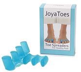 Joy-a-Toes Toe Spreaders, Toe Stretcher & Toe Spacers. ToePal For Yoga. Instant Relief for Toes, Bunion Relief, Hammer Toes, 1 pair - Large Navy Blue