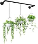 Bamworld Hanging Plant Pots for Indoor Plants, Garden Hanging Basket Plant Hanger, Modern Wall and Ceiling Hanging Plant Holder for Living room (No Pot Chain&Plant)