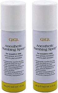 Gigi Anesthetic Numbing Spray, 1.5 Ounce, Pack of 2