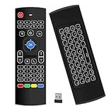 Air Mouse,MX3 Pro Backlit Mini Keyboard Remote Control,Mini Wireless Keyboard & IR Learning Air Mouse Remote,Best for Raspberry Pi 4 Android Smart Tv Box HTPC IPTV PC Pad