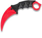 3D Printed Karambit Knife Replica, Cosplay Two-Color (Red-Black)