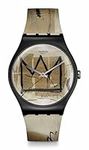 Swatch Untitled by Jean-Michel Basquiat Unisex Casual Watch (Model:SUOZ355)