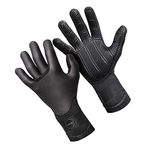 ONeill Psycho 3MM Double Lined Neoprene Wetsuit Gloves Black - Adults Unisex - 100% Sealed - Tacky grip - - Size - L