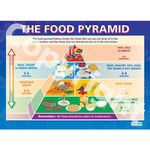 The Food Pyramid | PE Posters | Gloss Paper measuring 850mm x 594mm (A1) | Physical Education Charts for the Classroom | Education Charts by Daydream Education