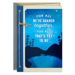 Hallmark Love Card, You Mean the World to Me (Romantic Anniversary Card, Birthday Card, Sweetest Day Card)