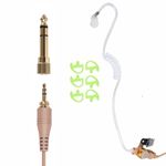 stdgove Broadcast Earset in Ear IFB Earpiece Broadcaster Headset Clear TRS Earpiece Com Invisible Monitor Cord 3.5mm Universal Kit Earbuds Headphone for Tv Music Broadcasting News Anchor Telex