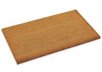 Onlymat Natural Coir Solid Brown Rectangular Door Mat, Waterproof, Low Profile All-Purpose Entryway Rug Quickdry with Anti-Slip Rubber Backing for Indoor and Outdoor Use (100cm x 50cm)