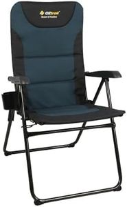 OZtrail Resort 5 Position Arm Chair, Navy