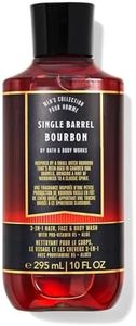 Bath and Body Works Single Barrel Bourbon 3-In-1 Hair, Face & Body Wash |295 ml / 10 fl oz |3-in-1 Hair, Face & Body Wash|Warm Fragrance|For Men