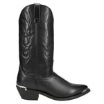 Laredo Mens Atlanta Croc Pointed Toe Dress Boots Mid Calf - Black, Black, 9.5 X-Wide