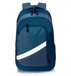 Lunar's V-Line Standard Backpack For Men, Tblue | 35L Water Resistant School Bags For Boys | Stylish, & Durable | College Bags For Men/College Bag For Girls | 1 Yr Warranty, 19 x 13 x 7.5 In