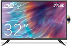 Cello C3220F V3 / ZF0223 32" inch HD Ready LED TV with built in DVD player with Freeview HD Built in Satellite receiver 3 X HDMI and USB 2.0 to record Live TV Made in the UK,Black