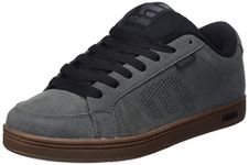 Etnies Men's Kingpin Skateboarding Shoe, Women 2 Skate, Grey/Black/Gum, 9