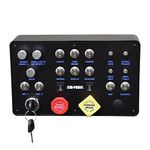 SIM-PANEL auxiliary Classic ATS/ETS2 Button Box for American Truck Simulator (ATS/ETS2 Button Box w/VESA Compatibility)