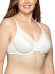 Vanity Fair Women's Beauty Back Smoothing Minimizer Bra (36C-42H), White Coconut Lace, 44C