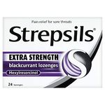 Strepsils Lozenges Extra Blackcurrant 24