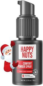 HAPPY NUTS Comfort Powder Spray: Anti Chafing & Mens Deodorant, Aluminum-Free, Sweat and Odor Control for Jock Itch, Groin and Men's Private Parts
