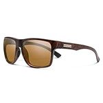 Suncloud Rambler Sunglasses, Blackened Tortoise Frame/Brown Polycarbonate Lens, One Size