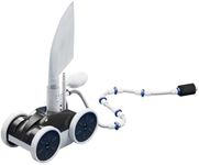 MAKHOON Upgrade Pool Pressure Side Sweeper – Professional Pool Cleaner for Efficient Swimming Pool Cleaning, Stable 4-Wheel Structure Design