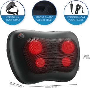 Comfort Supplies Shiatsu Massager – Deep Tissue Neck and Back Relief