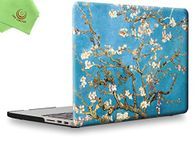 UESWILL Creative Design Smooth Hard Shell Case Compatible with MacBook Pro (Retina, 13 inch, Early 2015/2014/2013/Late 2012), Model A1502/A1425, No CD-ROM,No USB-C, Wintersweet