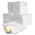 DZOMK 100 Pack Foam Pouches, 12" X 12", Cushion Foam Wrap Sheets, Packaging Material, Moving Supplies for Packing Storage and Shipping