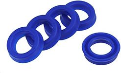 uxcell UN Radial Shaft Seal 12mm ID x 18mm OD x 5mm Width PU Oil Seal, Blue Pack of 5