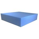 Brillars® High Density Blue Upholstery Foam – Perfect for Chairs, Stool and Sofas Replacement Cushion Thick Padding Supportive and Comfortable (20"x20"x2")