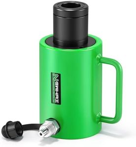 Newhai Hydraulic Hollow Jack 30 ton Hollow Hydraulic Ram with 2 inch Stroke Automatic Retraction Hydraulic Cylinder for Lifting Tensioning Construction Industrial Applications (30 ton; 2 inch Stroke)