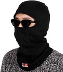 BOCOMAL FR Balaclava Face Mask 7oz Flame Resistant Covering Welding Hood Arc Rated NFPA2112 CAT2 One Size Black