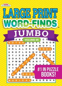 Jumbo Large Print Word Find- Word Search Puzzle Book