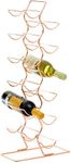 Premier Housewares 509916 Wine Rack, Copper Plated Iron Wire, One Size