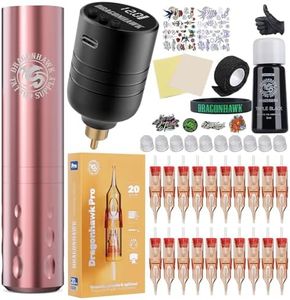 Dragonhawk Tattoo Gun Kit S6 Pro Wireless Tattoo Machine Complete Kit