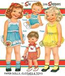 Six Little Steppers Paper Dolls