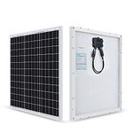 Renogy 50 Watt 12 Volt Monocrystalline Solar Panel (Compact Design), Black