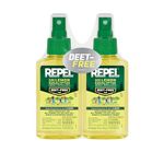 Repel Lemon Eucalyptus Natural Insect Repellent, 4-Ounce Pump Spray, Pack of 2